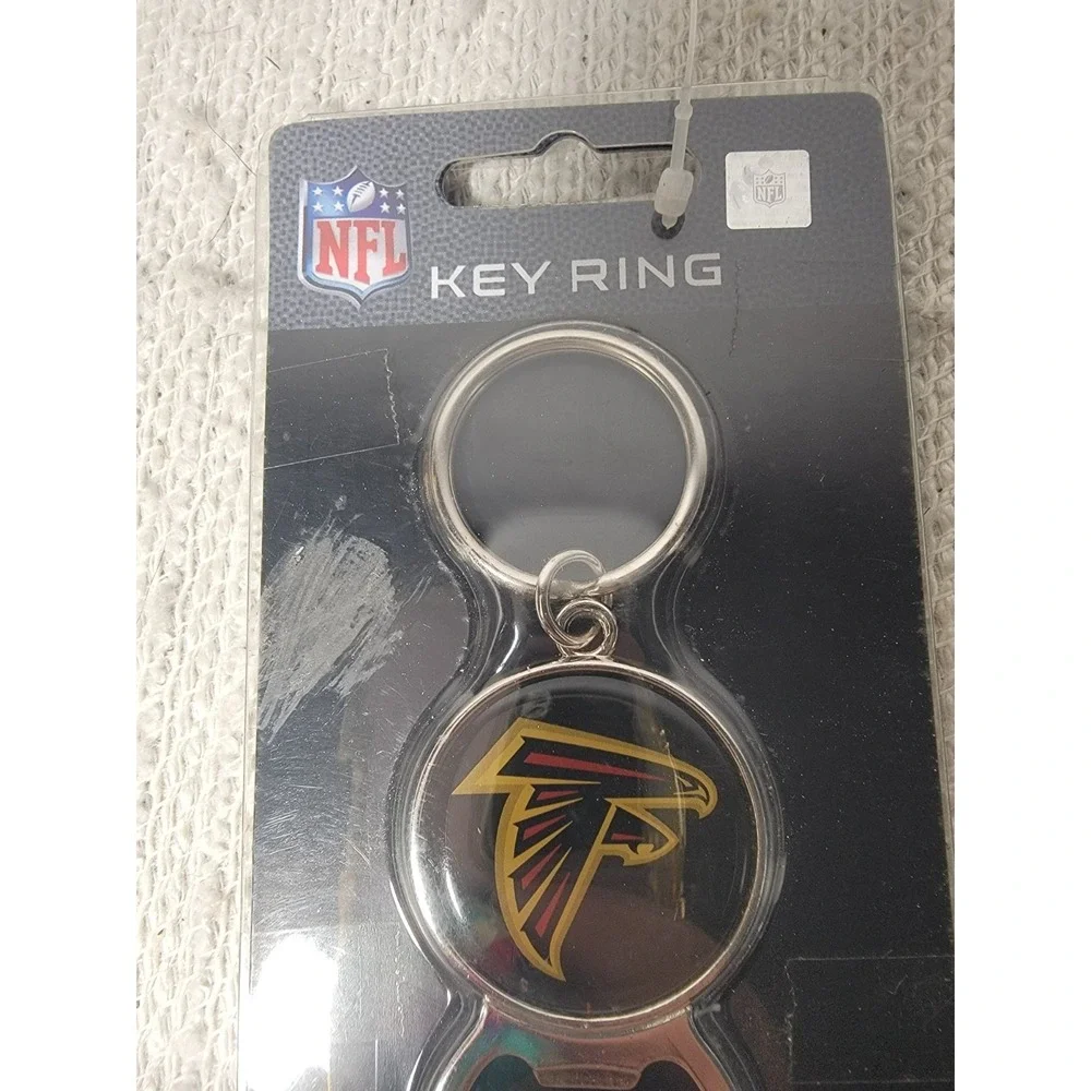 Atlanta Falcons Bottle Opener Keychain Key Ring NFL Great American Products NIP